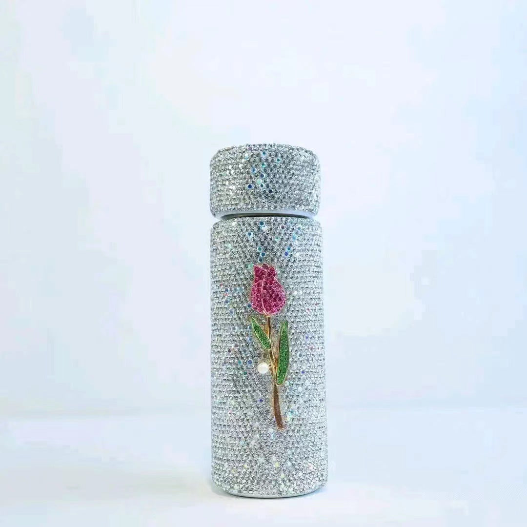 Wholesale 304 food grade stainless steel starry sky convenient pocket thermos cup